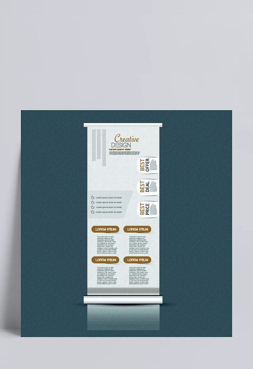 易拉宝设计 打造高效产品宣传的视觉利器